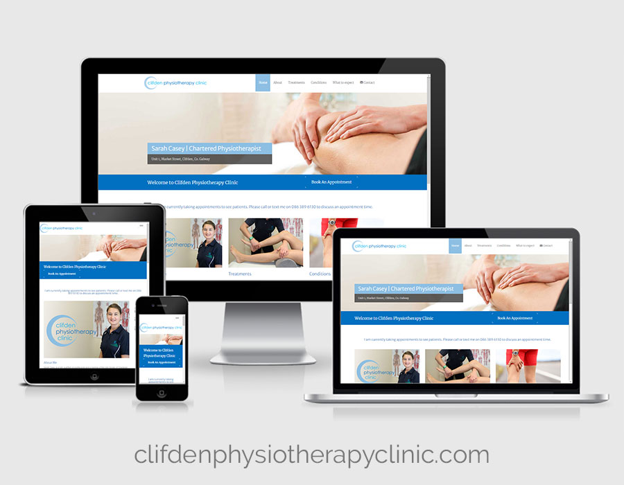Website Design - Clifden Physiotherapy Clinic