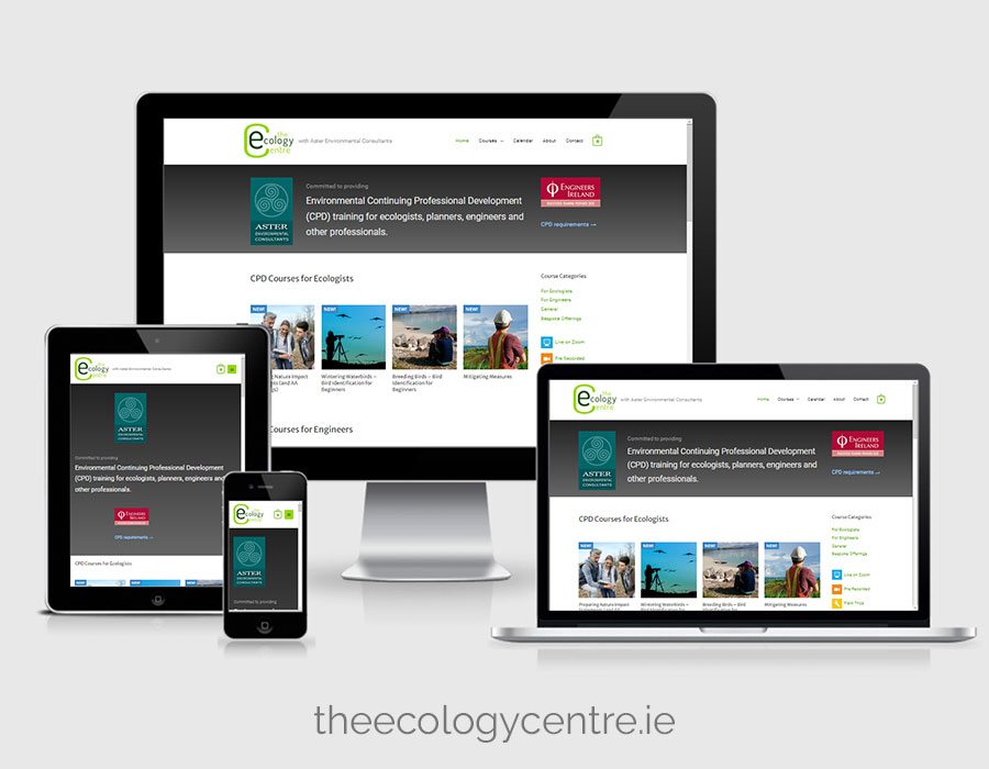 Website Design - The Ecology Centre