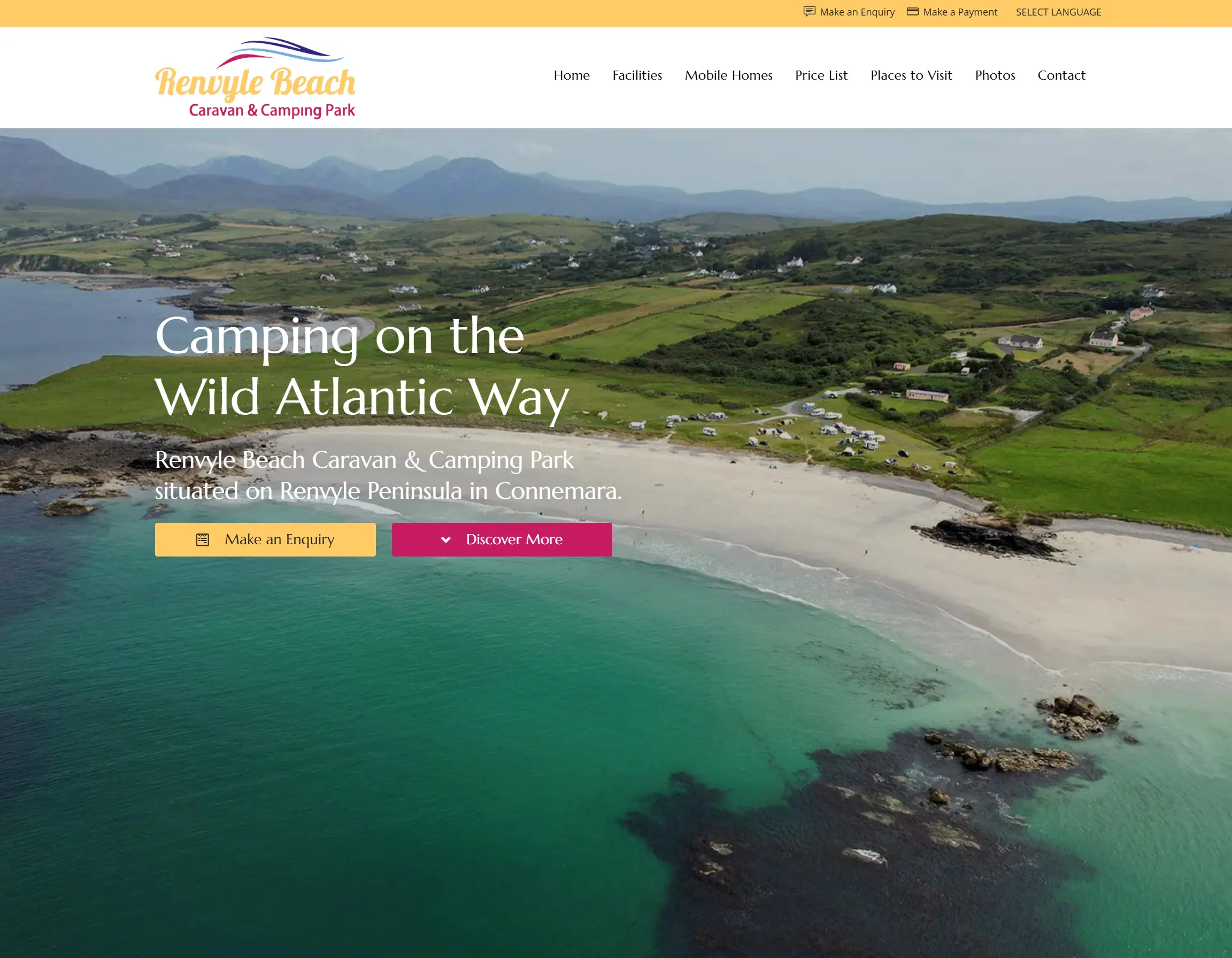 Renvyle Beach Caravan & Camping Park